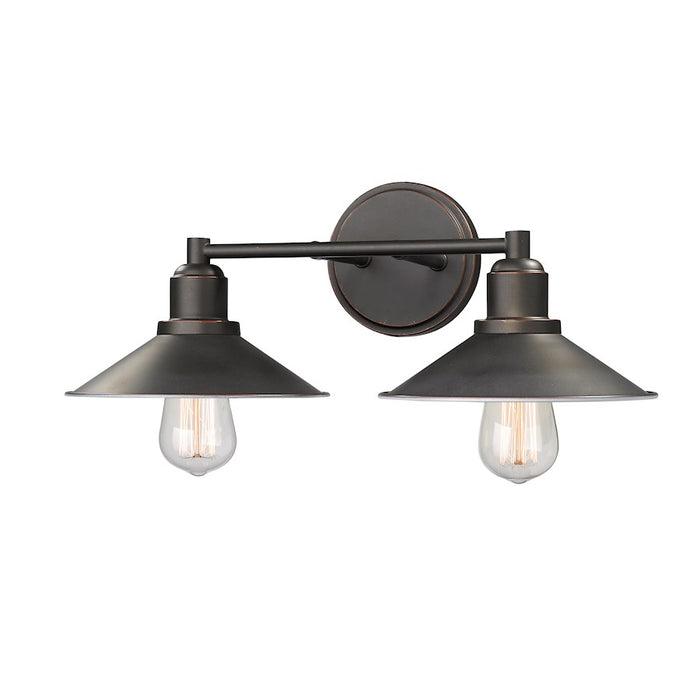 Z-Lite Casa 2 Light Vanity, Olde Bronze - 613-2V-OB