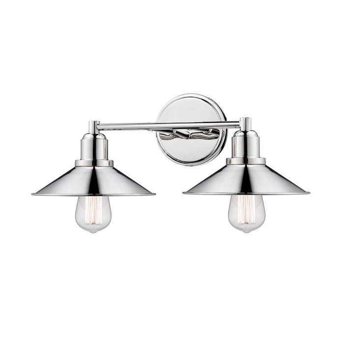 Z-Lite Casa 2 Light Vanity, Polished Nickel - 613-2V-PN