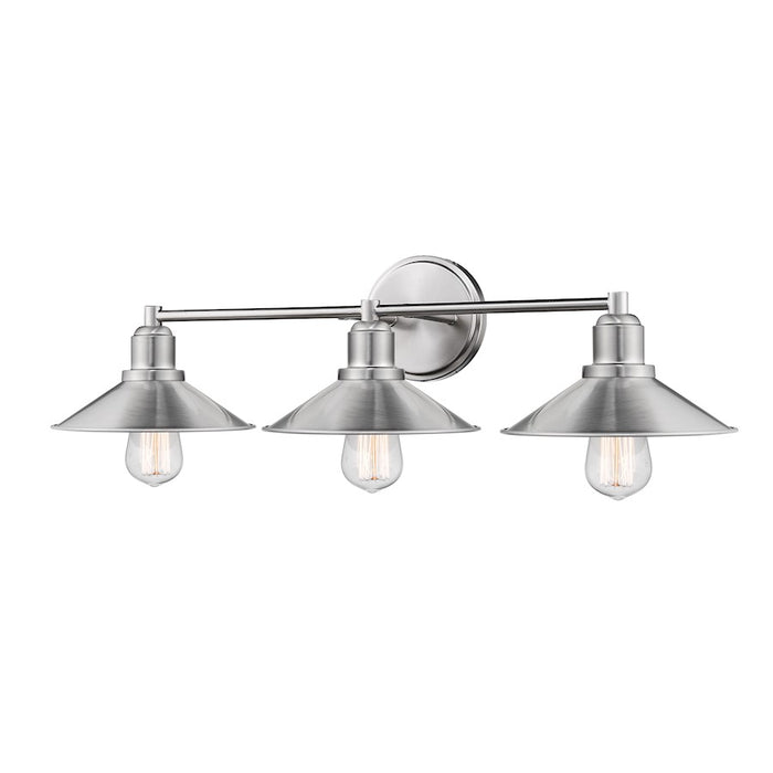 Z-Lite Casa 3 Light Vanity, Brushed Nickel - 613-3V-BN