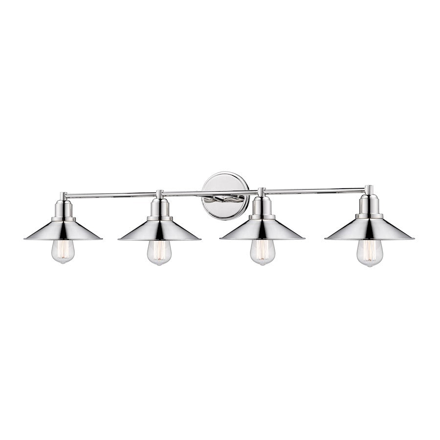 Z-Lite Casa 4 Light Vanity, Polished Nickel - 613-4V-PN