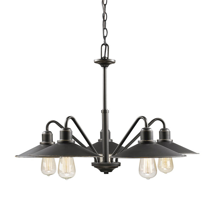 Z-Lite Casa 5 Light Chandelier, Olde Bronze, Olde Bronze - 613-5-OB