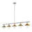 Z-Lite Casa 5 Light 9" Island/Billiard, Nickel/Factory Brass