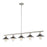 Z-Lite Casa 5 Light 9" Island/Billiard, Brushed Nickel/Black