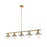 Z-Lite Casa 5 Light 9" Island/Billiard, Factory Brass/Nickel