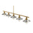 Z-Lite Casa 5 Light 9" Island/Billiard, Factory Brass/Nickel