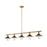 Z-Lite Casa 5 Light 9" Island/Billiard, Factory Brass/Black