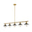 Z-Lite Casa 5 Light 9" Island/Billiard, Factory Brass/Black