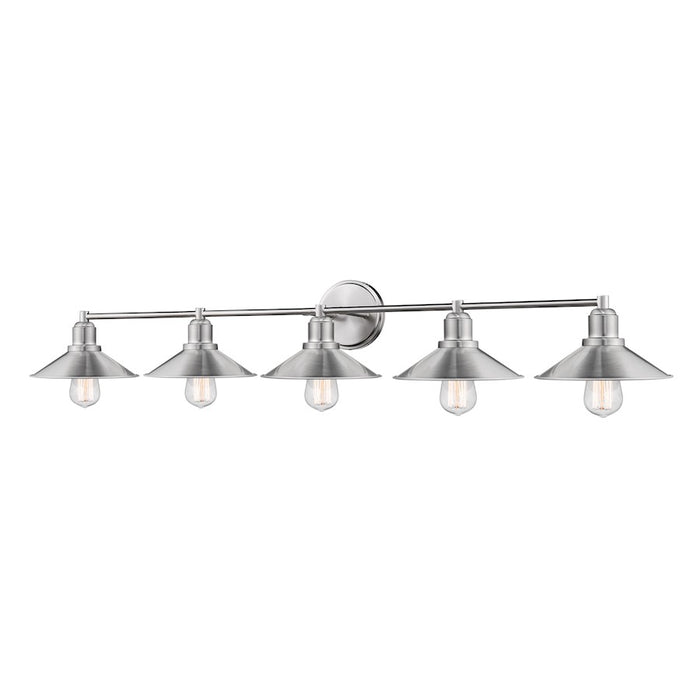 Z-Lite Casa 5 Light Vanity, Brushed Nickel - 613-5V-BN