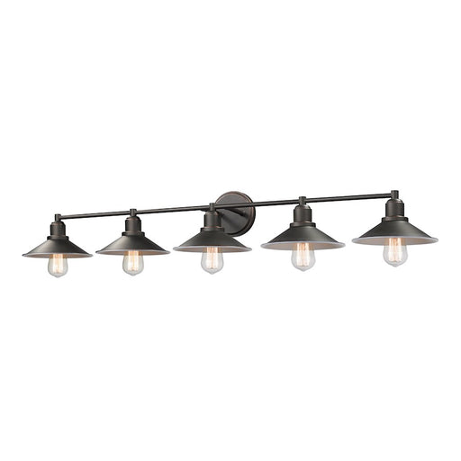 Z-Lite Casa 5 Light Vanity, Olde Bronze - 613-5V-OB