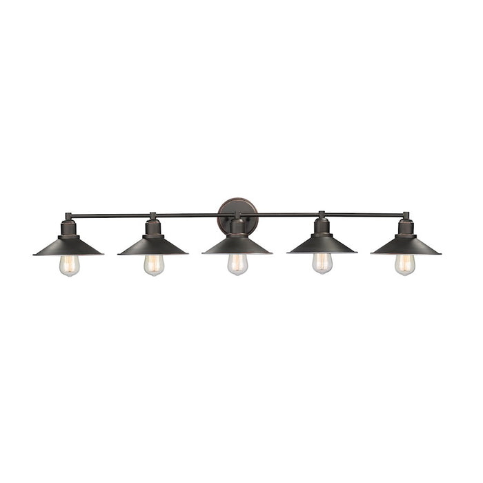 Z-Lite Casa 5 Light Vanity, Olde Bronze