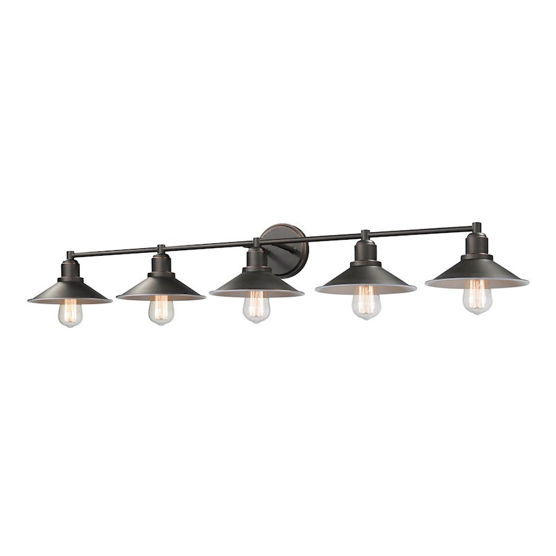 Z-Lite Casa 5 Light Vanity, Olde Bronze