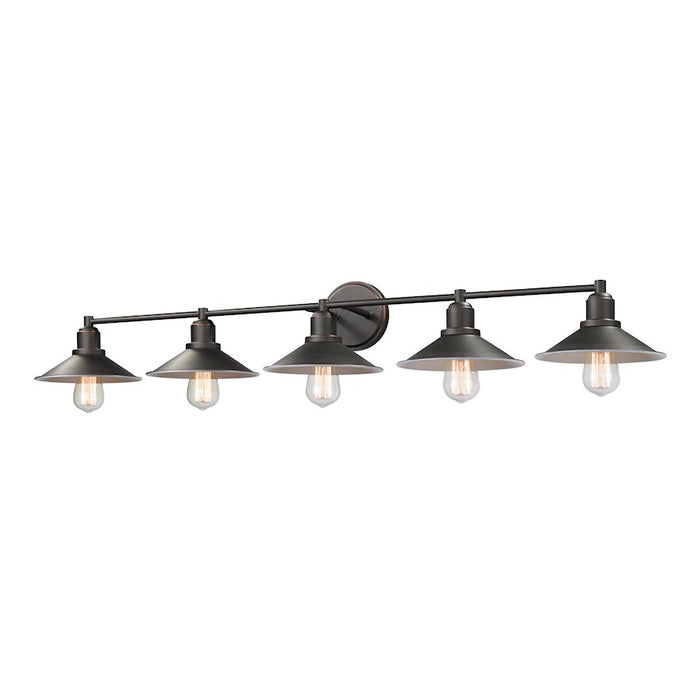 Z-Lite Casa 5 Light Vanity, Olde Bronze