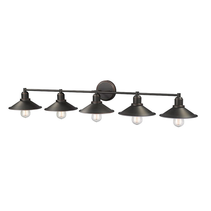 Z-Lite Casa 5 Light Vanity, Olde Bronze