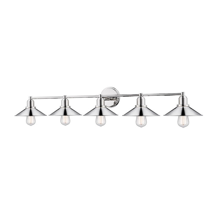 Z-Lite Casa 5 Light Vanity, Polished Nickel - 613-5V-PN