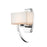 Z-Lite Cardine 1 Light Wall Sconce, Chrome, Matte Opal - 614-1SCH