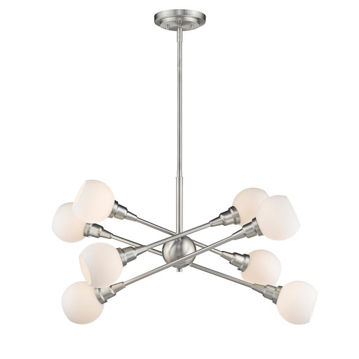 Z-Lite Tian 8 Light Pendant in Brushed Nickel - 616-32BN