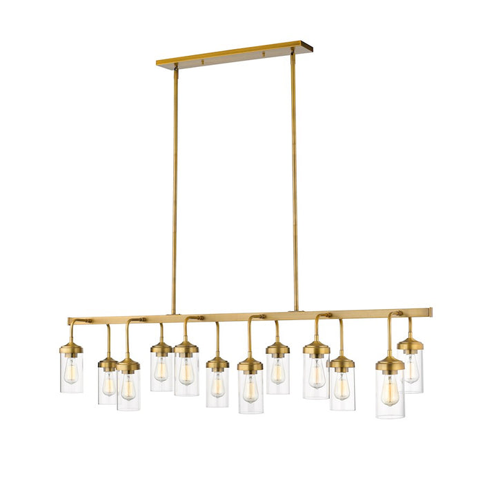 Z-Lite Calliope 12 Light Pendant, Foundry Brass - 617-12L-FB