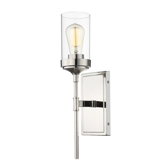 Z-Lite Calliope 1 Light Wall Sconce, Polished Nickel - 617-1S-PN