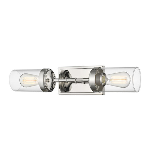 Z-Lite Calliope 2 Light Wall Sconce, Polished Nickel - 617-2S-PN