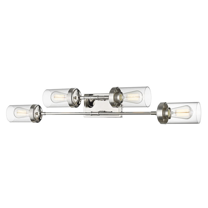 Z-Lite Calliope 4 Light Vanity, Polished Nickel - 617-4V-PN