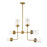 Z-Lite Calliope 6 Light Pendant, Foundry Brass - 617-6FB