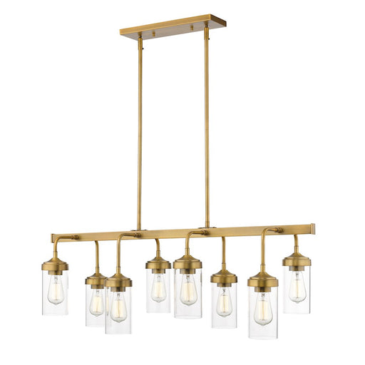 Z-Lite Calliope 8 Light Pendant, Foundry Brass - 617-8L-FB