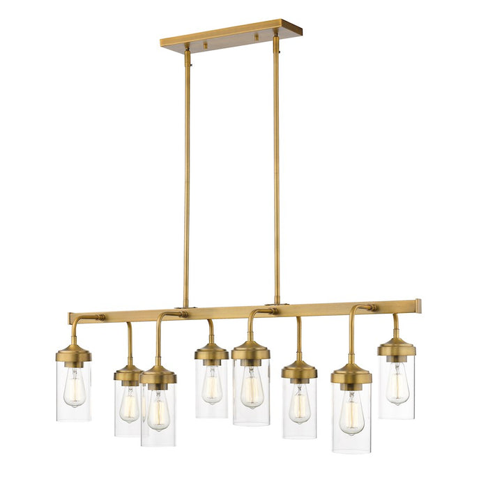 Z-Lite Calliope 8 Light Pendant, Foundry Brass - 617-8L-FB