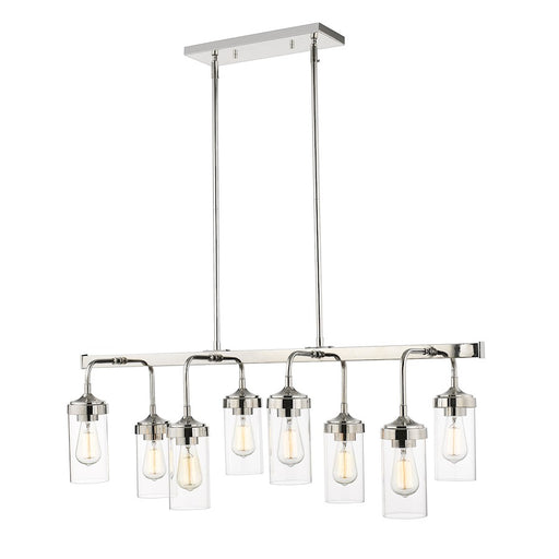 Z-Lite Calliope 8 Light Pendant, Nickel - 617-8L-PN