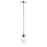 Z-Lite Calliope 1 Light Mini Pendant, Polished Nickel - 617MP-PN