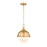 Z-Lite Peyton 2 Light 15" Pendant, Classic Brass/Classic Brass - 619MP-CB