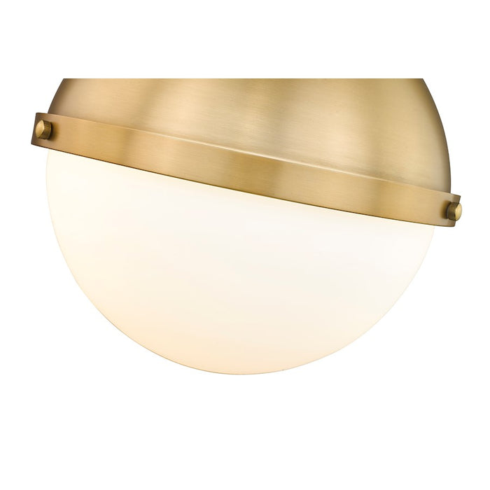 Z-Lite Peyton 2 Light 18.5" Pendant, Classic Brass/Classic Brass