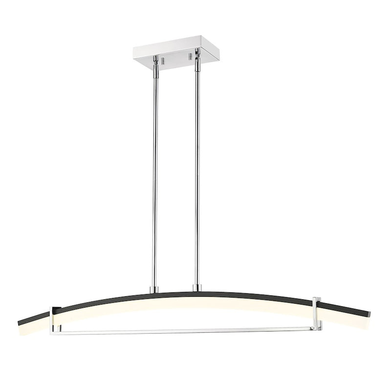 Z-Lite Arc 1 Light Small Chandelier, Chrome - 620-43-CH-LED