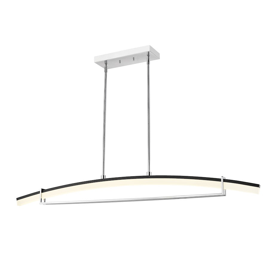 Z-Lite Arc 1 Light Large Chandelier, Chrome - 620-56-CH-LED