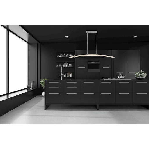 Z-Lite Arc 1 Light Large Chandelier, Chrome