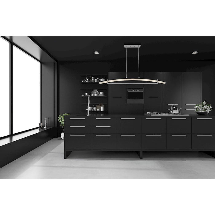 Z-Lite Arc 1 Light Large Chandelier, Chrome