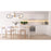 Z-Lite Neutra 5 Light 14" Island/Billiard, Black/Brass/Opal