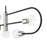 Z-Lite Neutra 5 Light 14" Island/Billiard, Black/Nickel/Clear