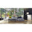 Z-Lite Neutra 7 Light 16" Island/Billiard, Black/Brass/Opal