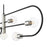 Z-Lite Neutra 7 Light 16" Island/Billiard, Black/Nickel/Clear