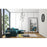 Z-Lite Neutra 7 Light 42" Chandelier, Black/Polished Nickel/Clear