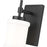 Z-Lite Cadoc 1 Light 4.5" Wall Sconce, Matte Black/Gloss Opal