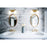 Z-Lite Cadoc 2 Light 15" Vanity, Modern Gold/Gloss Opal