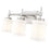 Z-Lite Cadoc 3 Light 23.5" Vanity, Brushed Nickel/Gloss Opal