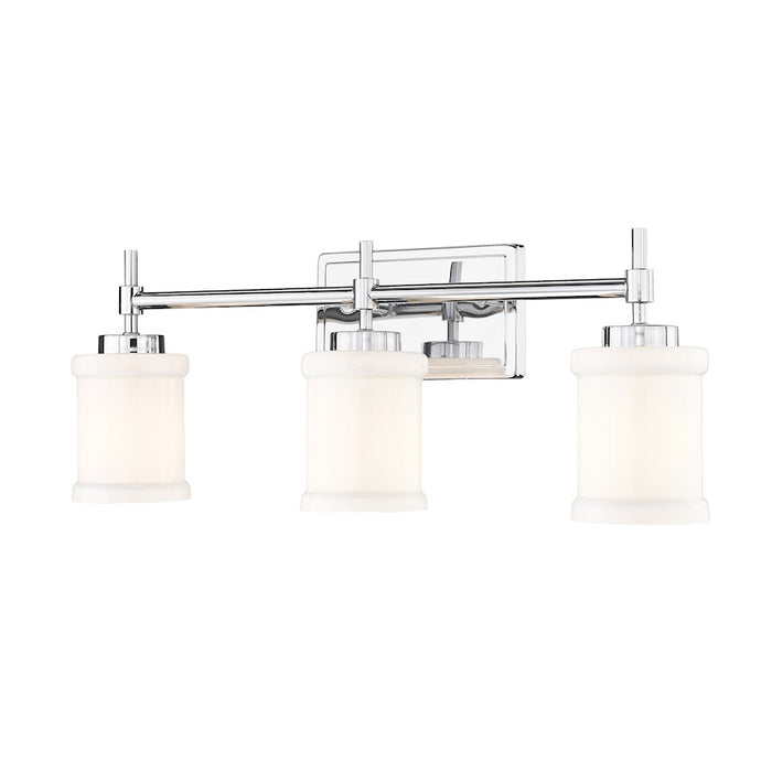 Z-Lite Cadoc 3 Light 23.5" Vanity, Chrome/Gloss Opal - 622-3V-CH