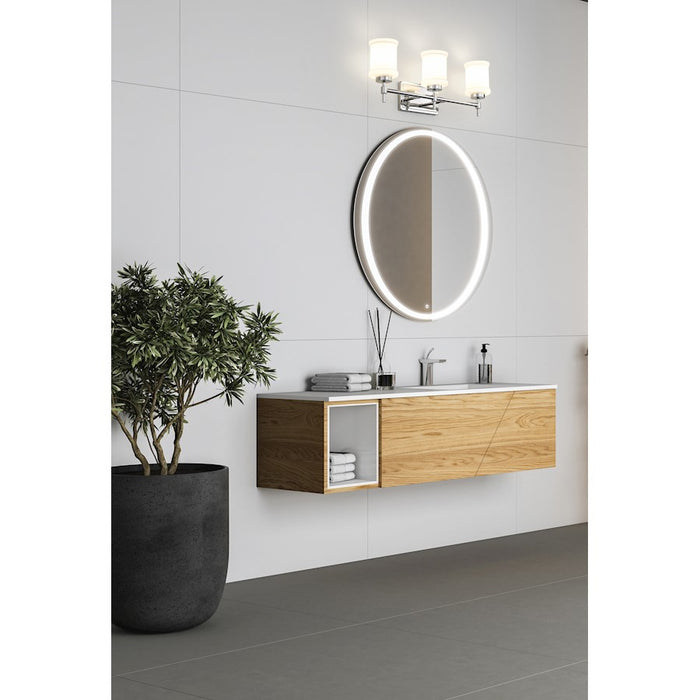 Z-Lite Cadoc 3 Light 23.5" Vanity, Chrome/Gloss Opal