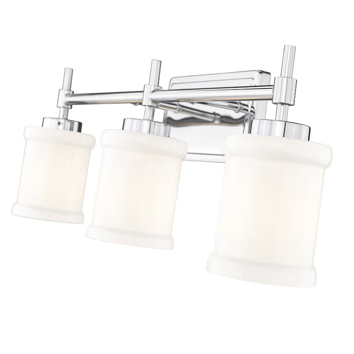 Z-Lite Cadoc 3 Light 23.5" Vanity, Chrome/Gloss Opal