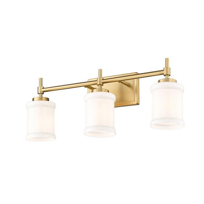 Z-Lite Cadoc 3 Light 23.5" Vanity, Modern Gold/Gloss Opal