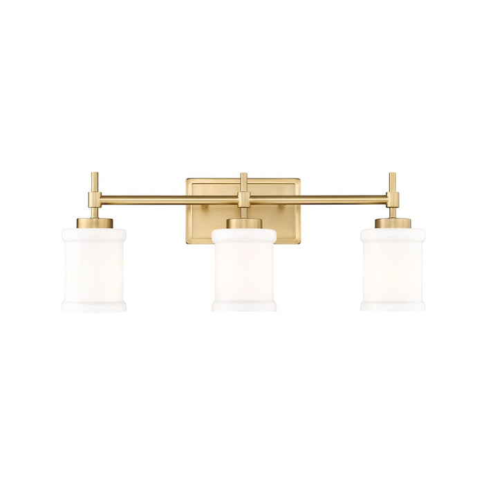 Z-Lite Cadoc 3 Light 23.5" Vanity, Modern Gold/Gloss Opal