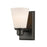 Z-Lite Kayla 1 Light Vanity Light, Bronze, Matte Opal - 7001-1S-BRZ