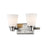 Z-Lite Kayla 2 Light Vanity Light, Brushed Nickel, Matte Opal - 7001-2V-BN